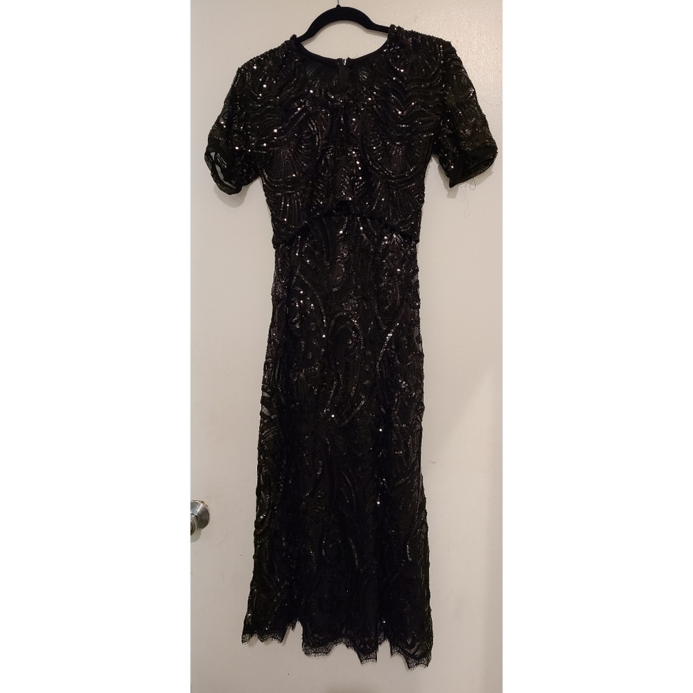 Custom made Embellished Sheer two piece